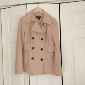 Womens Size 6 Victoria's Secret Beige Peacoat